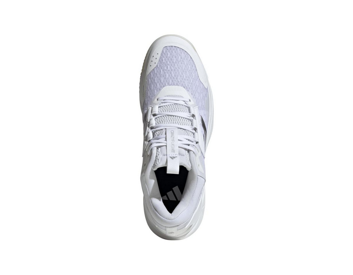 adidas Performance Hallen-Indoorschuhe CrazyFlight 6 Mid weiss/silber Damen Badmintonschuh Bild 3