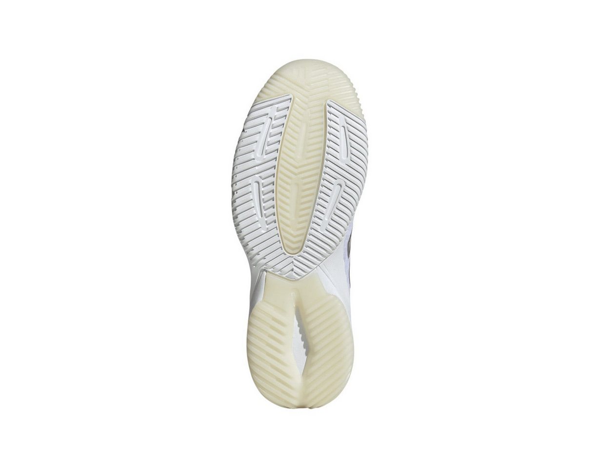 adidas Performance Hallen-Indoorschuhe CrazyFlight 6 Mid weiss/silber Damen Badmintonschuh Bild 5
