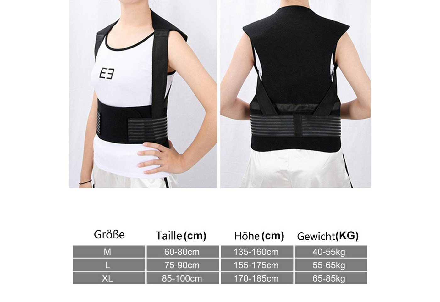 feinlux Funktionsweste Wärmegürtel Selbsterwärmende Magnettherapie-Weste (Packung, Magnet-Wärmeweste) 111 Magnete, Selbsterwärmendes Produkt,keine Notwendigkeit Batterien Bild 5