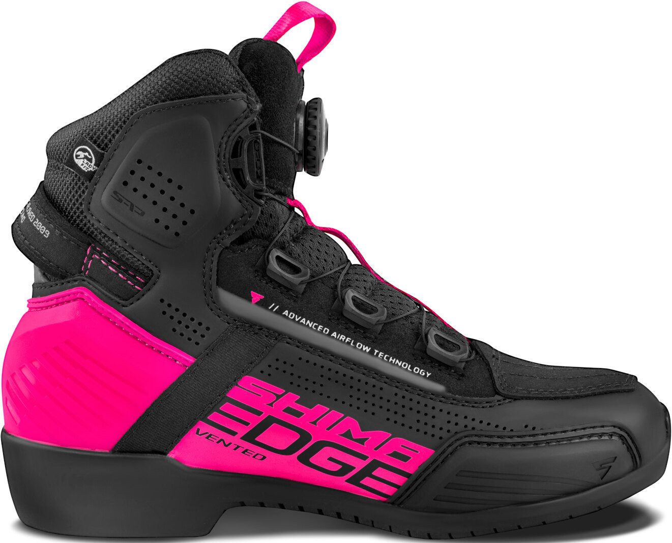 SHIMA Edge Vented Damen-Motorradschuhe Motorradstiefel perforiert