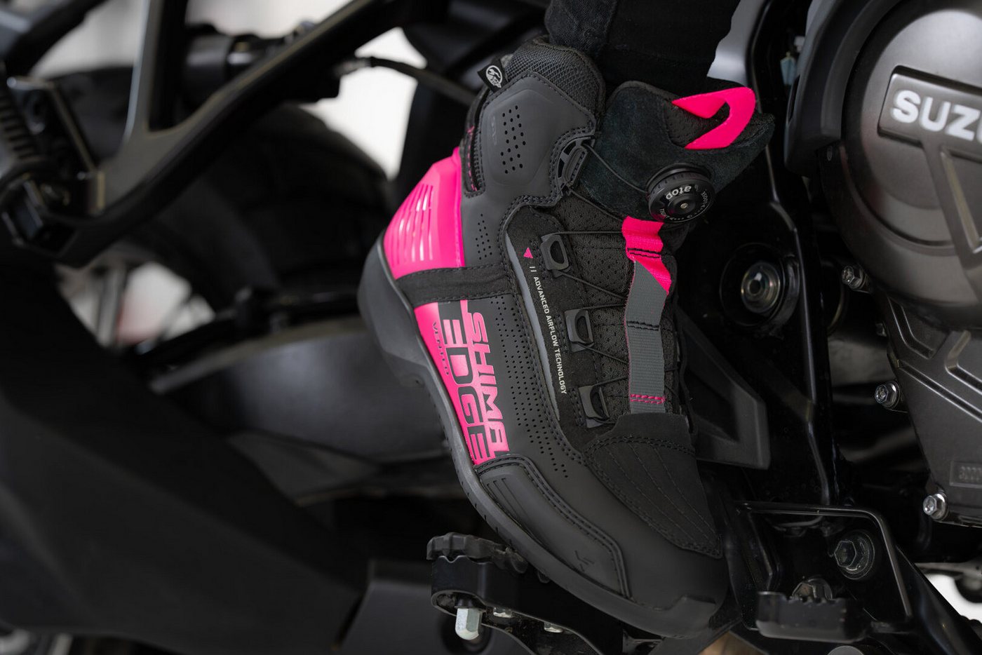 SHIMA Edge Vented Damen-Motorradschuhe Motorradstiefel perforiert Bild 3