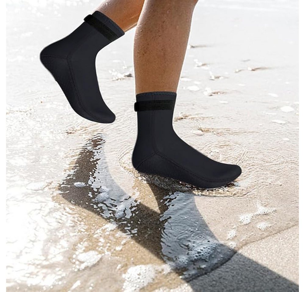 Coonoor Neoprensocken 3mm Neoprenschuhe, Beachvolleyball Socken,Schwimmsocken Für Schnorcheln, Surfen, Segeln, Universal Damen, Herren Bild 2