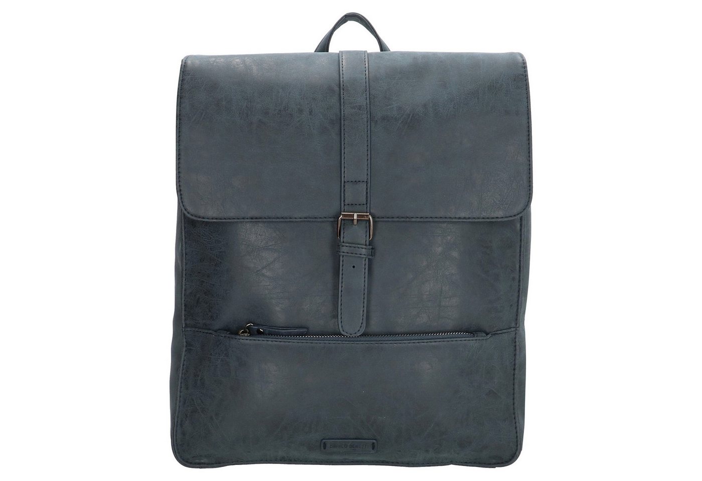 Christian Wippermann Cityrucksack Großer Rucksack Fahrradrucksack Leder Optik (1 tlg, 1-tlg), Kurier Rollup Bag Bild 3