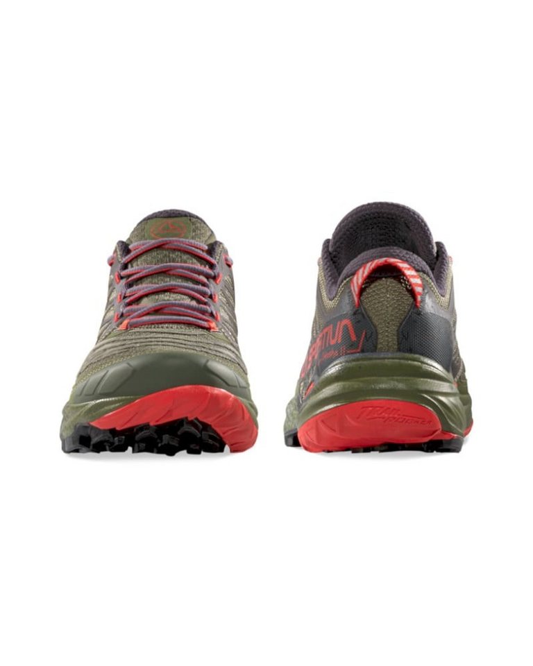 La Sportiva Akasha II dunkelgrün/rot Herren Laufschuh