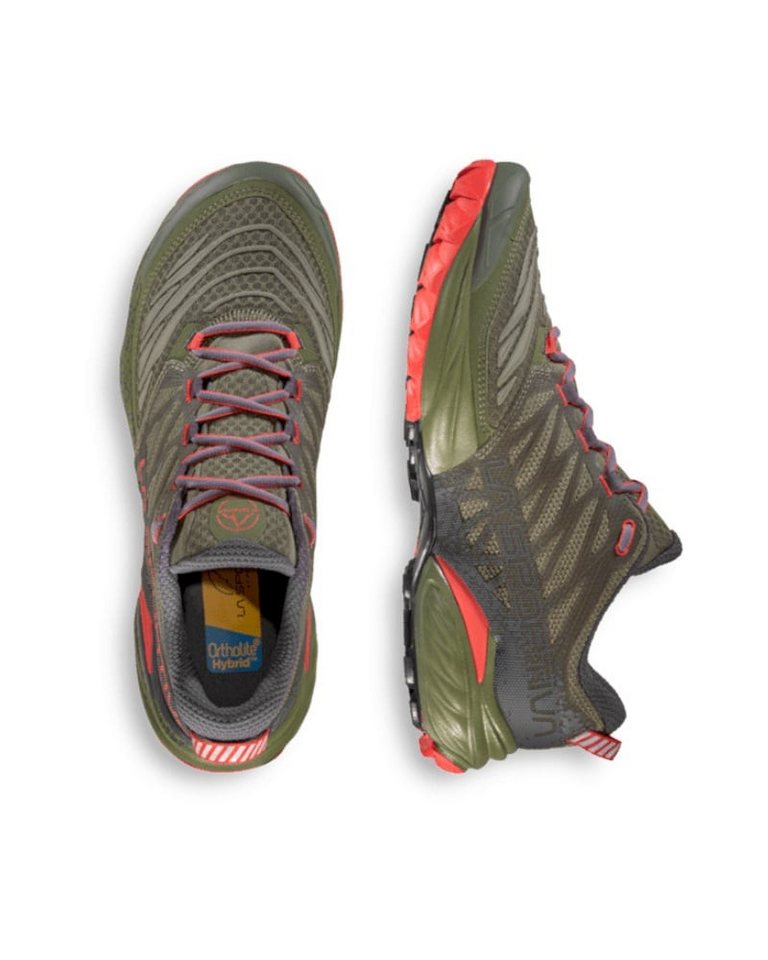 La Sportiva Akasha II dunkelgrün/rot Herren Laufschuh Bild 4