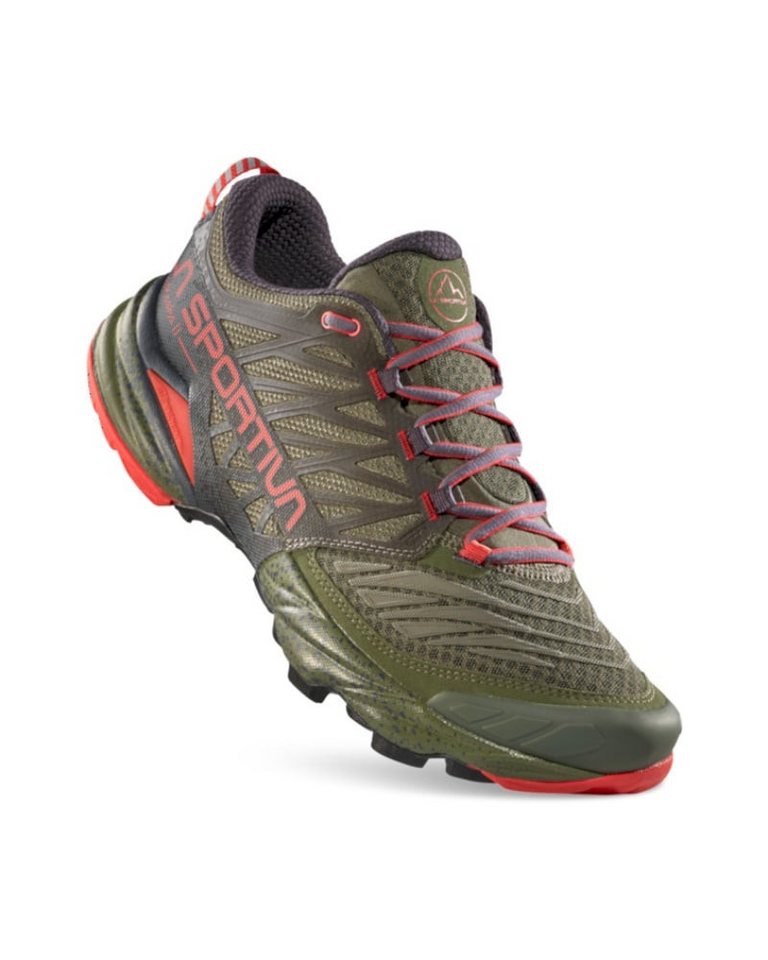 La Sportiva Akasha II dunkelgrün/rot Herren Laufschuh Bild 5