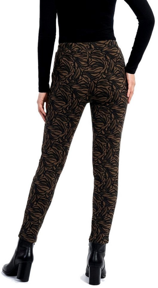dy_mode Thermohose Damen Thermohose Gefütterte Schlupfhose Winterhose Thermoleggings Middel Waist, mit Innenfutter, mit elastischem Bund Bild 4
