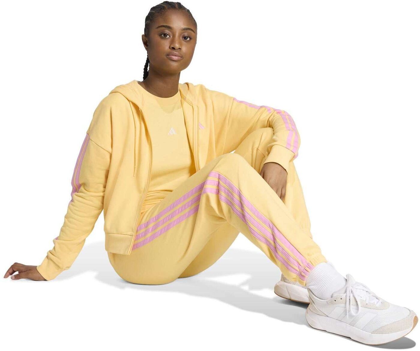 adidas Sportswear Sporthose W 3S FT CF PT SEICTA/STTRBL Bild 3