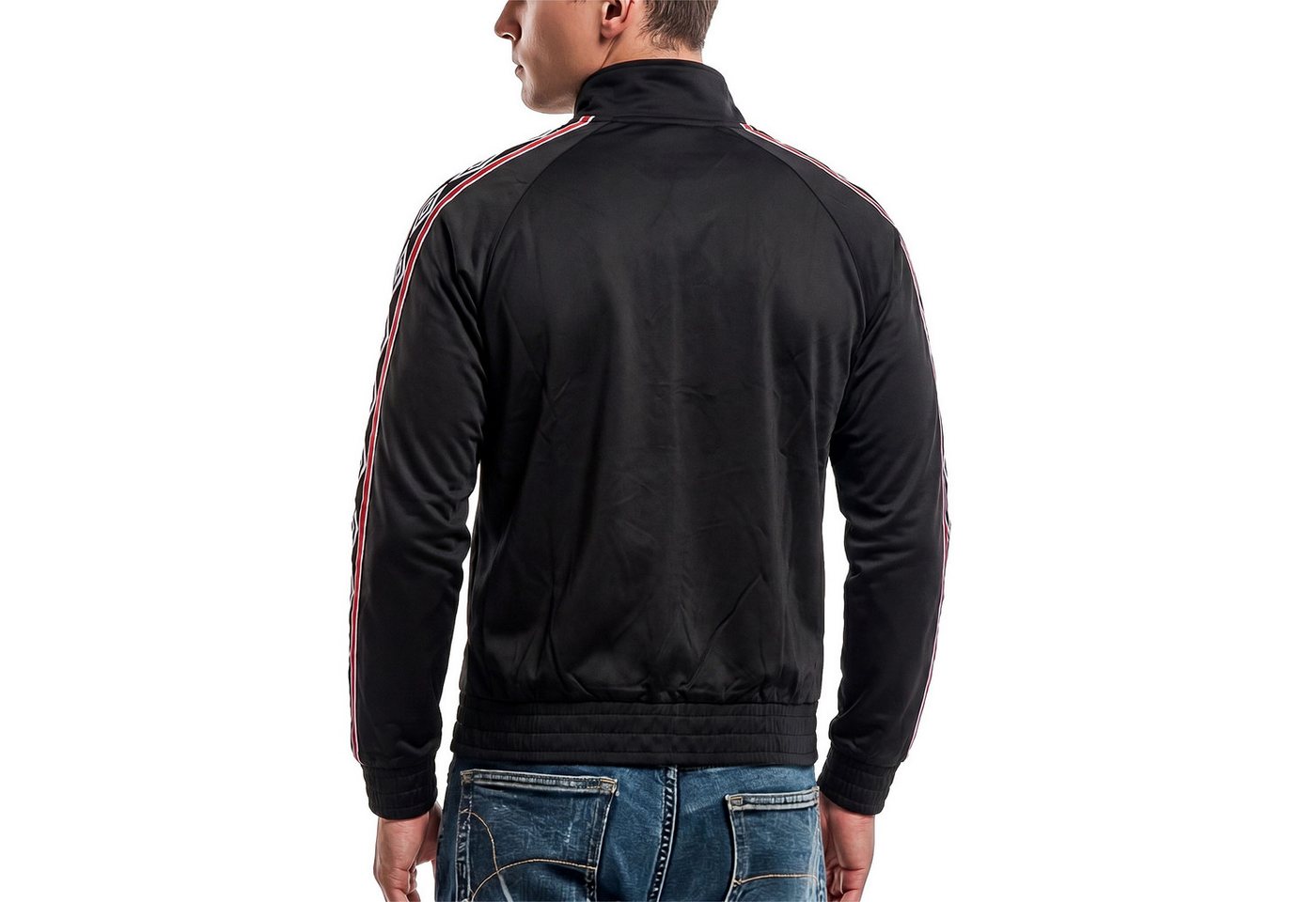 Umbro Trainingsjacke Jacke Umbro Taped Markante Seitenstreifen mit Logo-Print