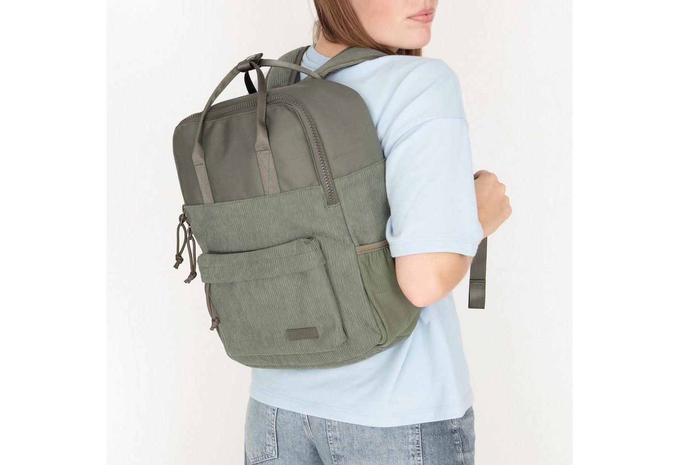 NEW REBELS Cityrucksack Rucksack Ribbi Springfield mit Kordoptik & Tabletfach