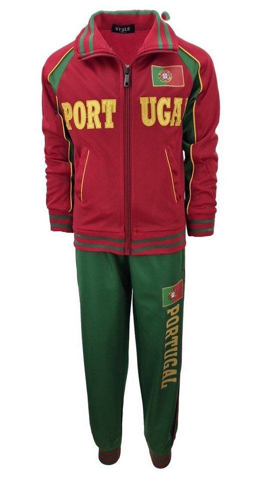 Fashion Boy Trainingsanzug Portugal Trainingsanzug Freizeitanzug Jogginganzug JF07e (Set, Jacke + Hose) Bild 2