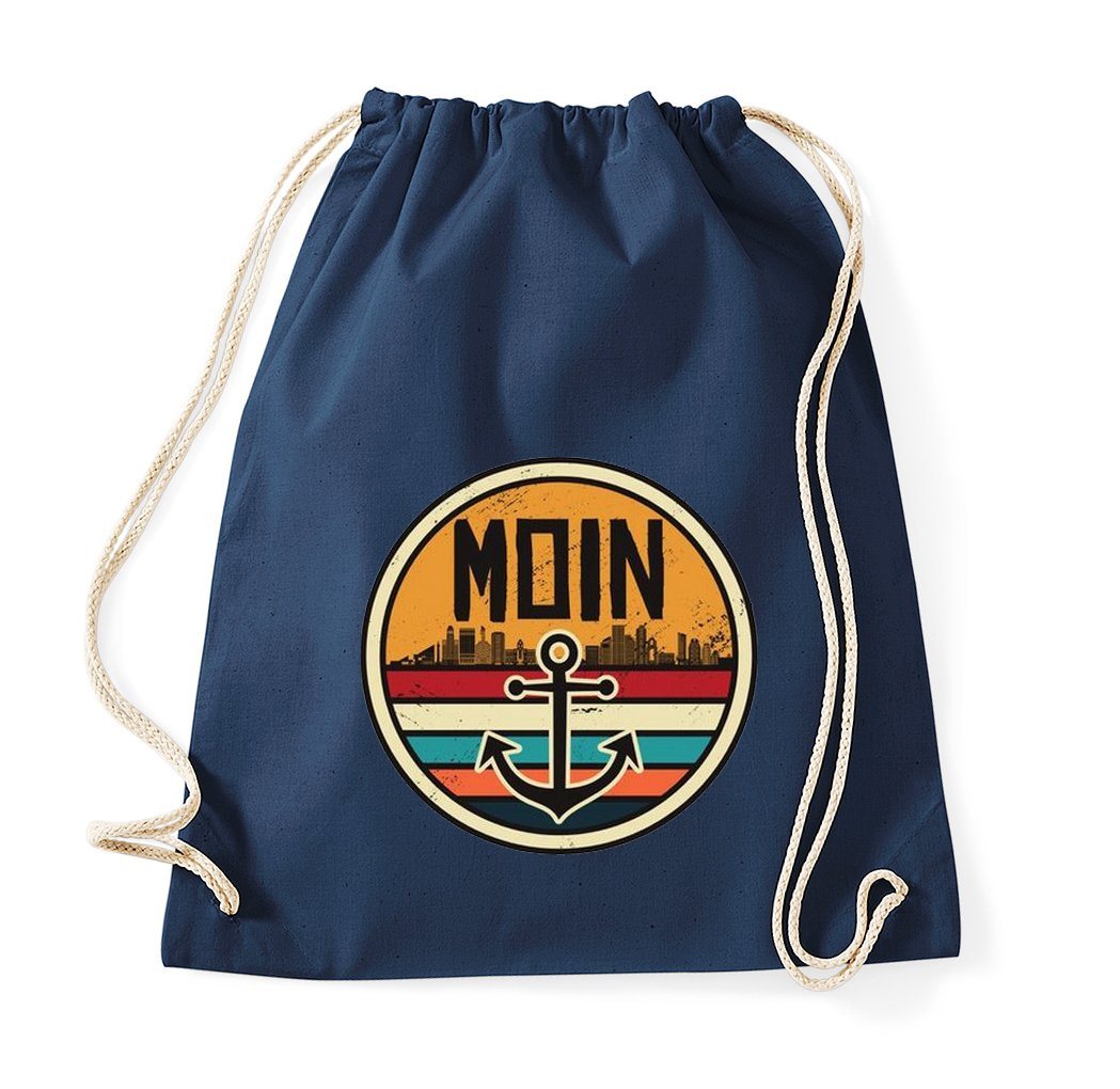 Youth Designz Turnbeutel MOIN Baumwollbeutel Tasche Turnbeutel, mit modischem Print Bild 2