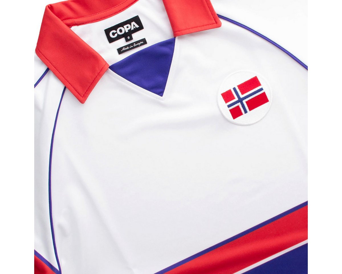 COPA Fußballtrikot Retrotrikot Norwegen Auswärts 1988 (kein Set) Retrotrikot