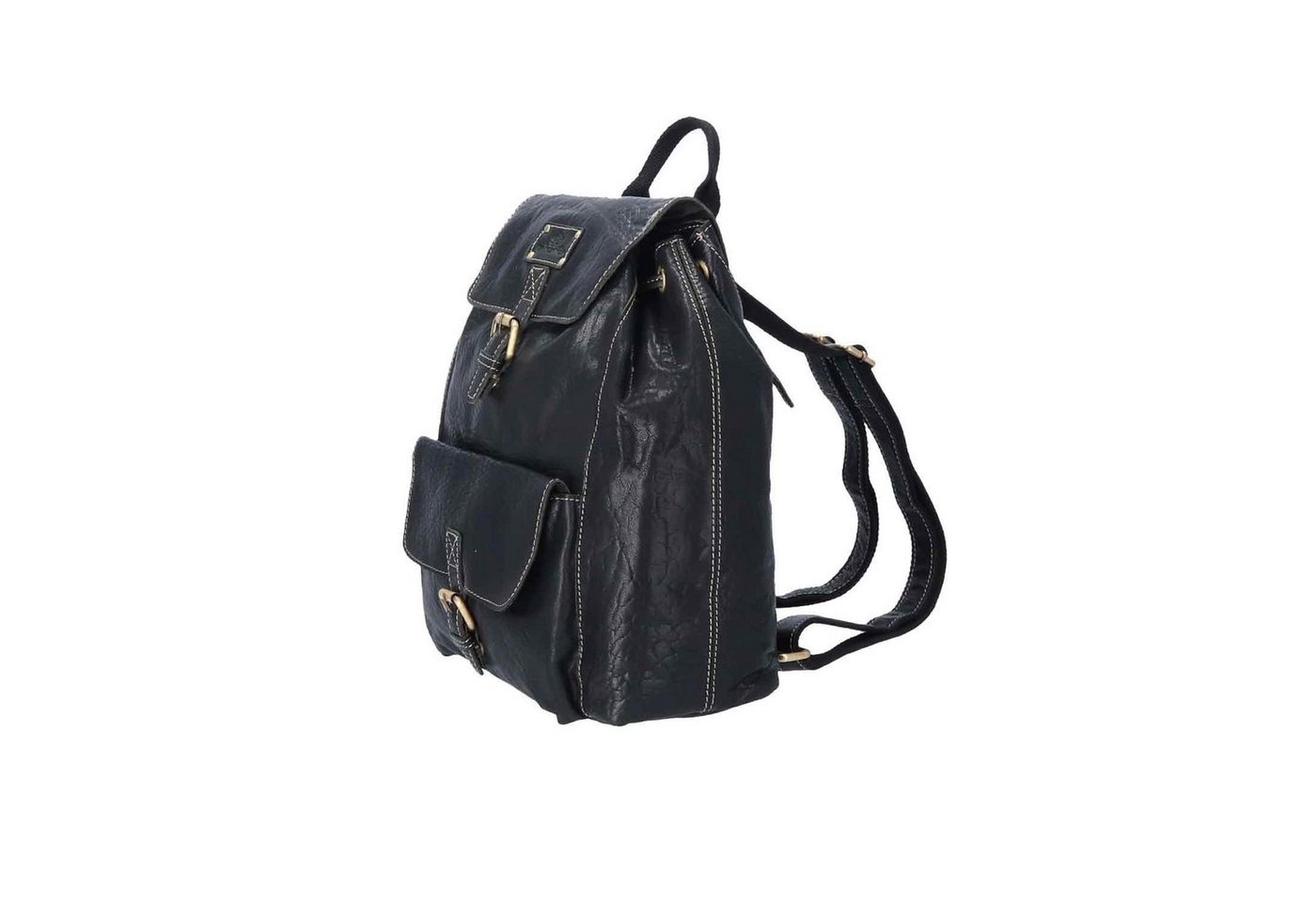 The Skandinavian Brand Freizeitrucksack The Skandinavian Brand Backpack Leather schwarz (1-tlg)