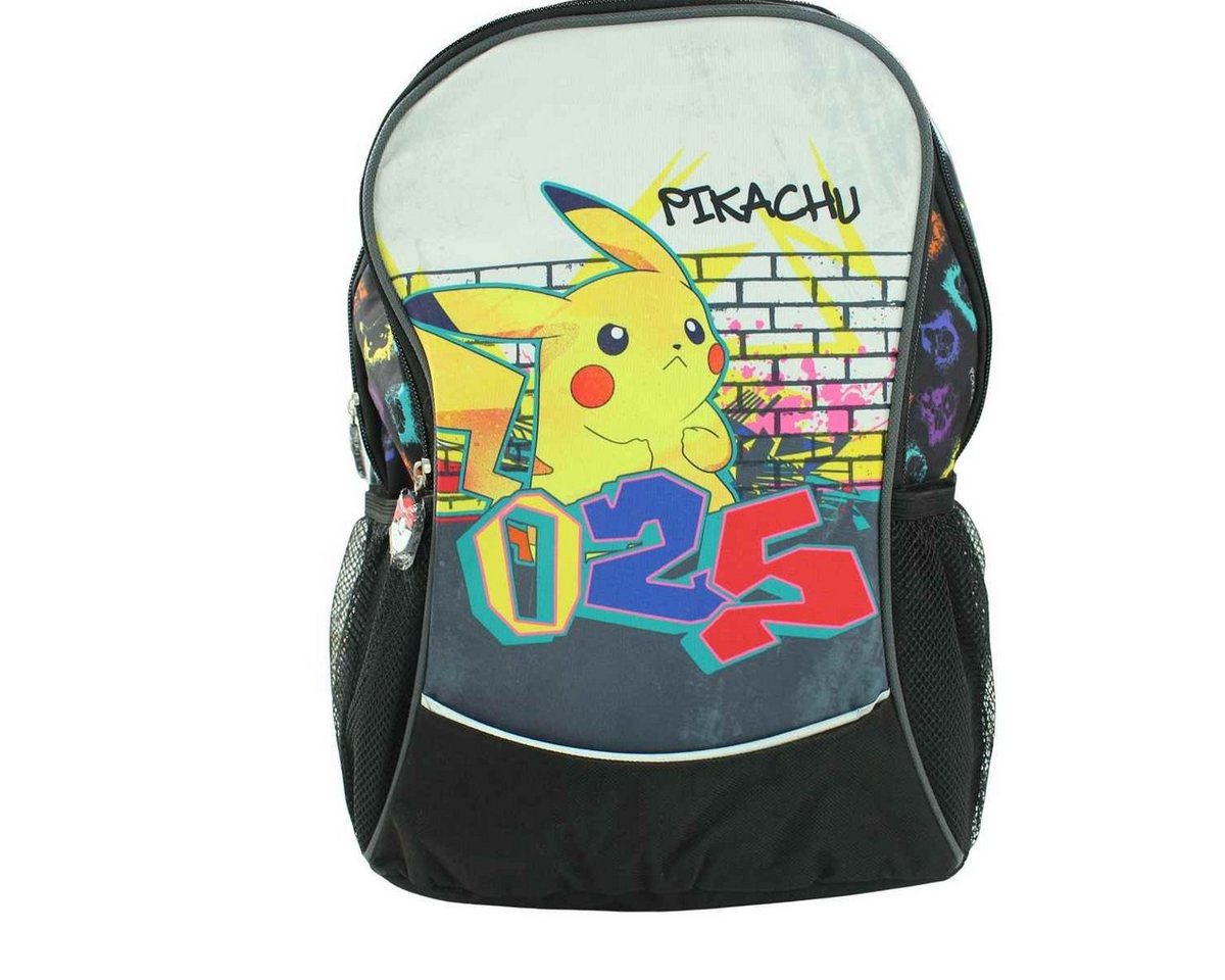 POKÉMON Kinderrucksack Pokemon Pikachu Jungen Rucksack Schultasche Gr. 40x27x14 cm