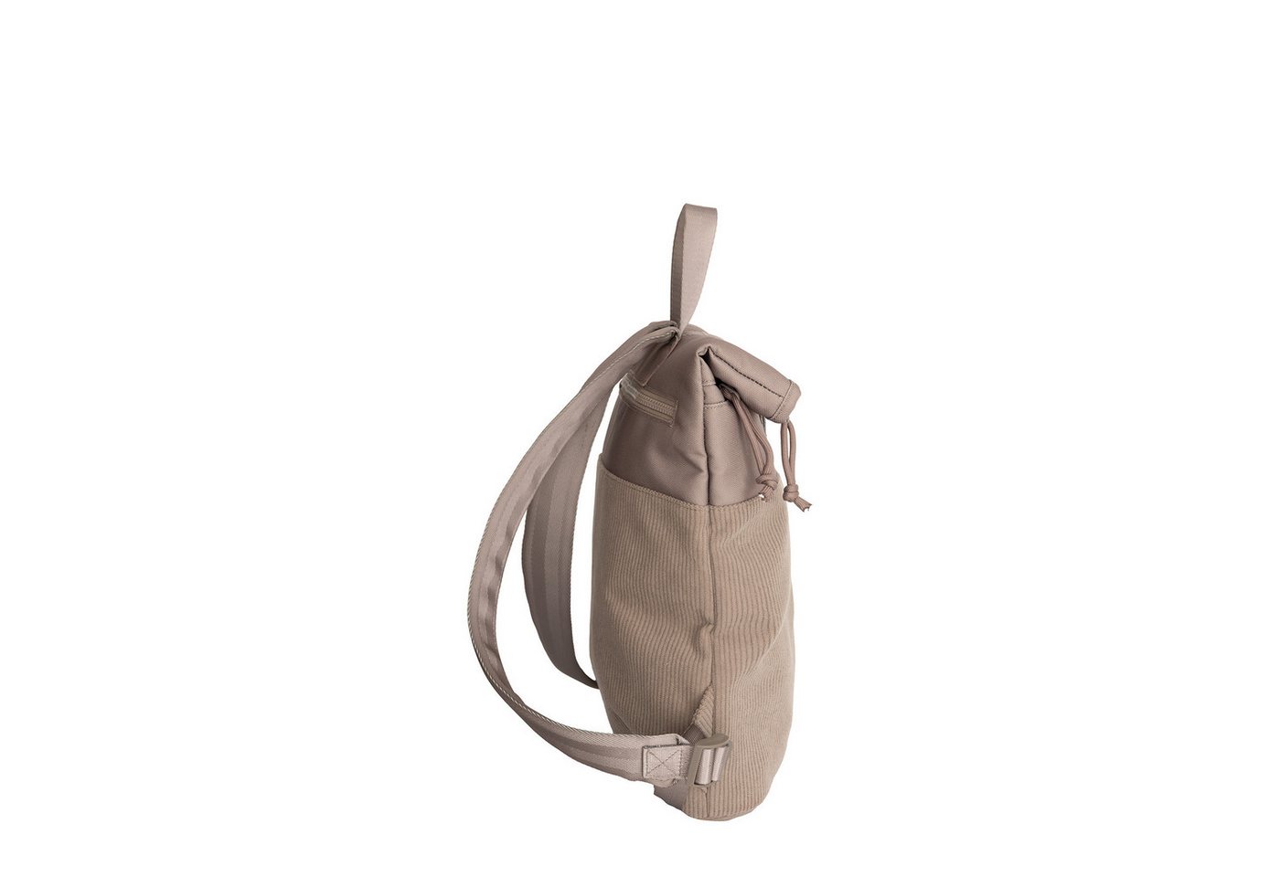 NEW REBELS Cityrucksack kleiner Roll Up RollTop Kurier Rucksack Ribbi Los Angeles Cord, trendige Kordoptik Bild 5