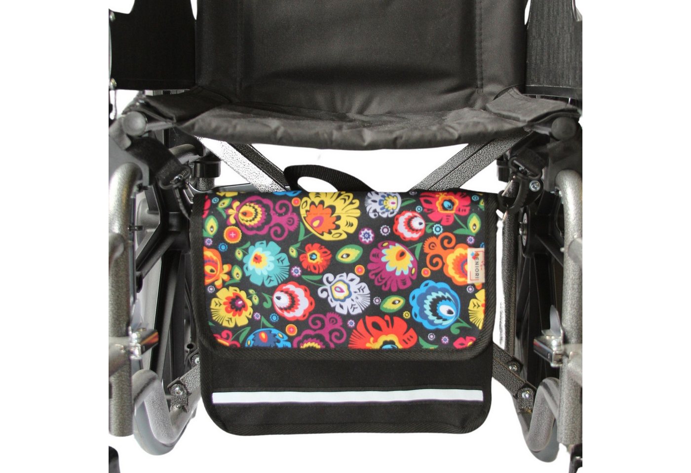 Seniori Aufbewahrungstasche multifunktionale Tasche für Rollstühle UNTER DEM SITZ Rollstuhltasche, 6U - Folklore Bild 2