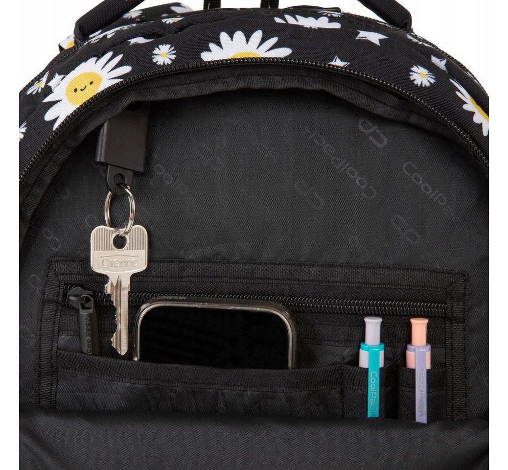 CoolPack Schulrucksack CoolPack Schulrucksack Mädchen Daisy Black 15" Klasse 1-3 (1-tlg) Bild 5