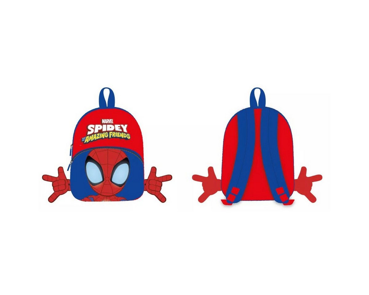 Spiderman Kinderrucksack Spiderman Spidey 3D Plüsch Rucksack, Tasche 30 cm (1-tlg)