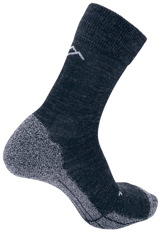 DRASSN Wandersocken Vohenstrauß Herren und Damen (1-Paar) aus Merino Wolle, mit druckfreiem Bündchen und Blasenschutz Bild 5