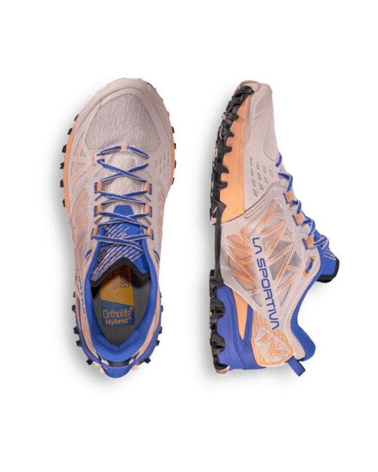 La Sportiva Trail-Laufschuhe Bushido III beige/blau Damen Wanderschuh Bild 3