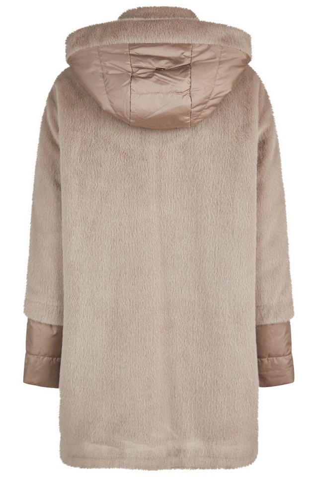 White Label Outdoorjacke (1-St) mit Stehkragen und abknöpfbarer Kapuze