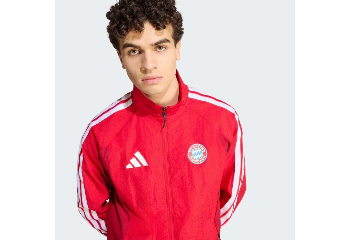 adidas Performance Trainingsjacke FC BAYERN MÜNCHEN ANTHEM HEIMJACKE (1-St) Bild 3