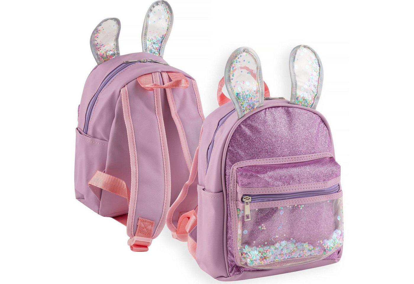 Festivalartikel Kinderrucksack Kindergarten Ein-Fach-Rucksack, Hasenrucksack mit Ohren Bild 5