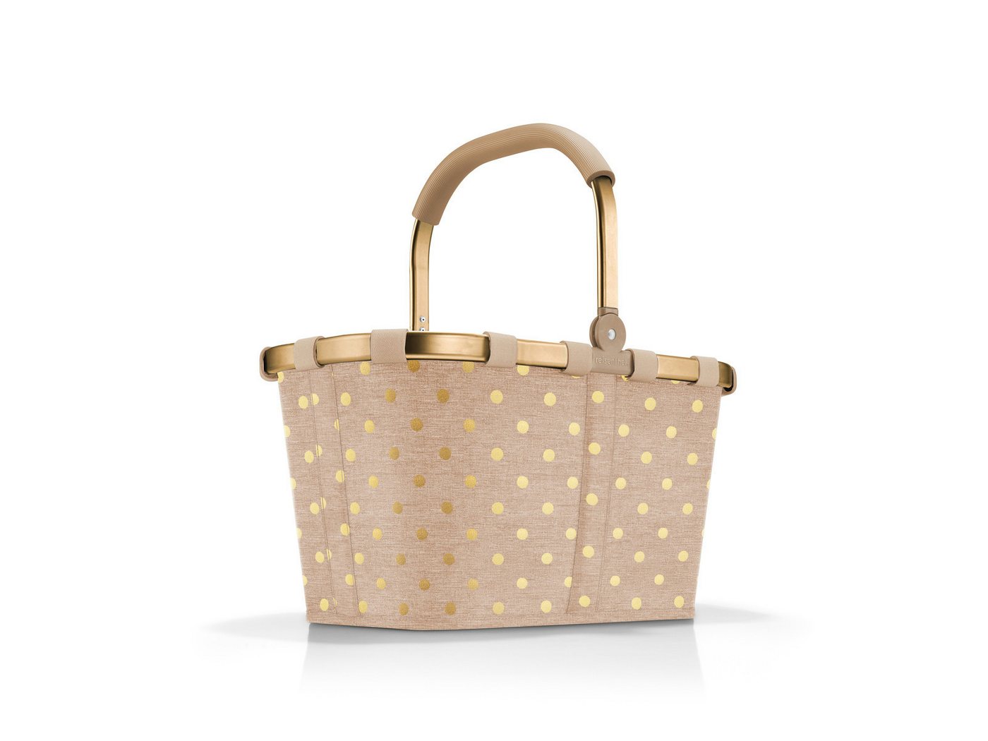 REISENTHEL® Einkaufskorb carrybag frame metallic dots coffee Bild 2