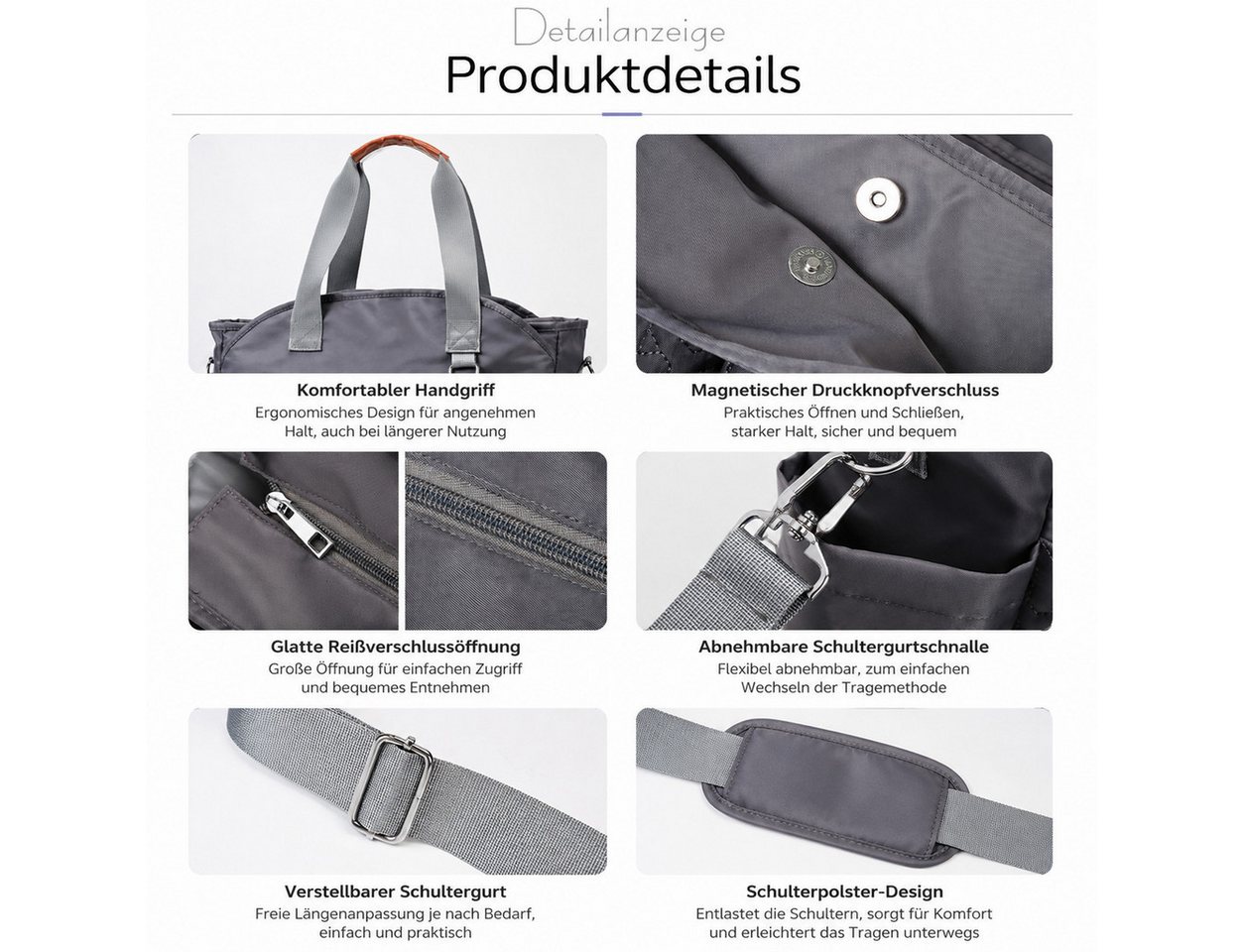 Forrlite Wickeltasche Baby mit Schnullertasche und Wickelunterlage, (Große Multifunktionale Babytasche für Reisen, Kinderwagentasche für Mama und Papa), mit isolierten Flaschenfächern