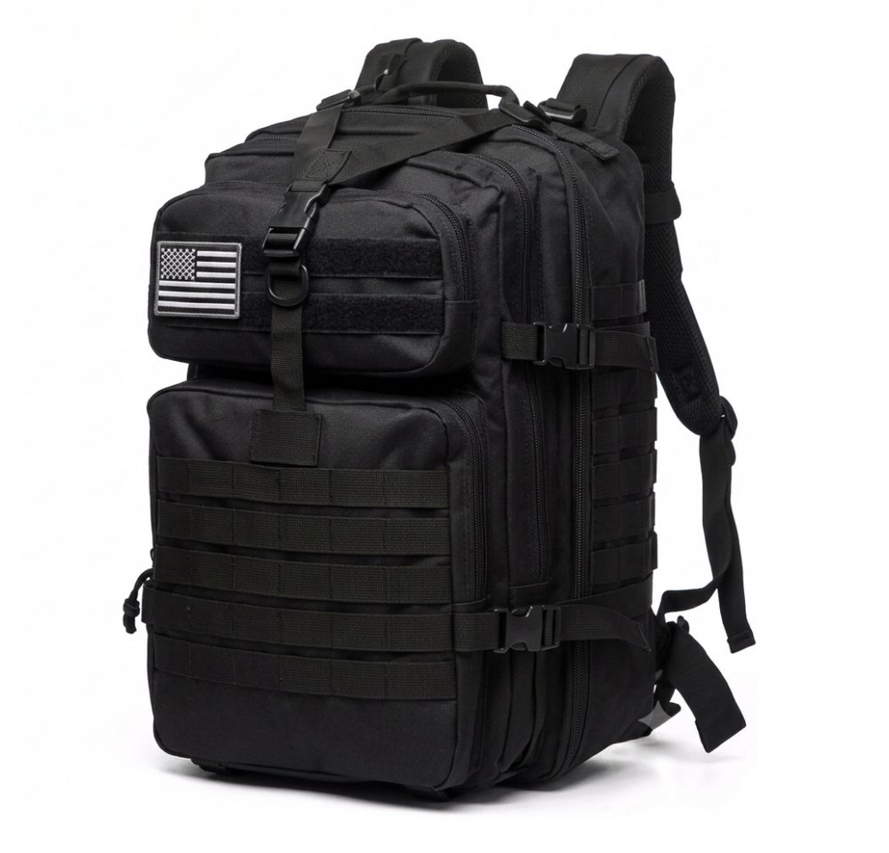 Athlix Wanderrucksack taktischer Wanderrucksack inklusive Laptopfach Outdoor, Softback, Ergonomisches Tragesystem, 50-Liter-Volumen Bild 2