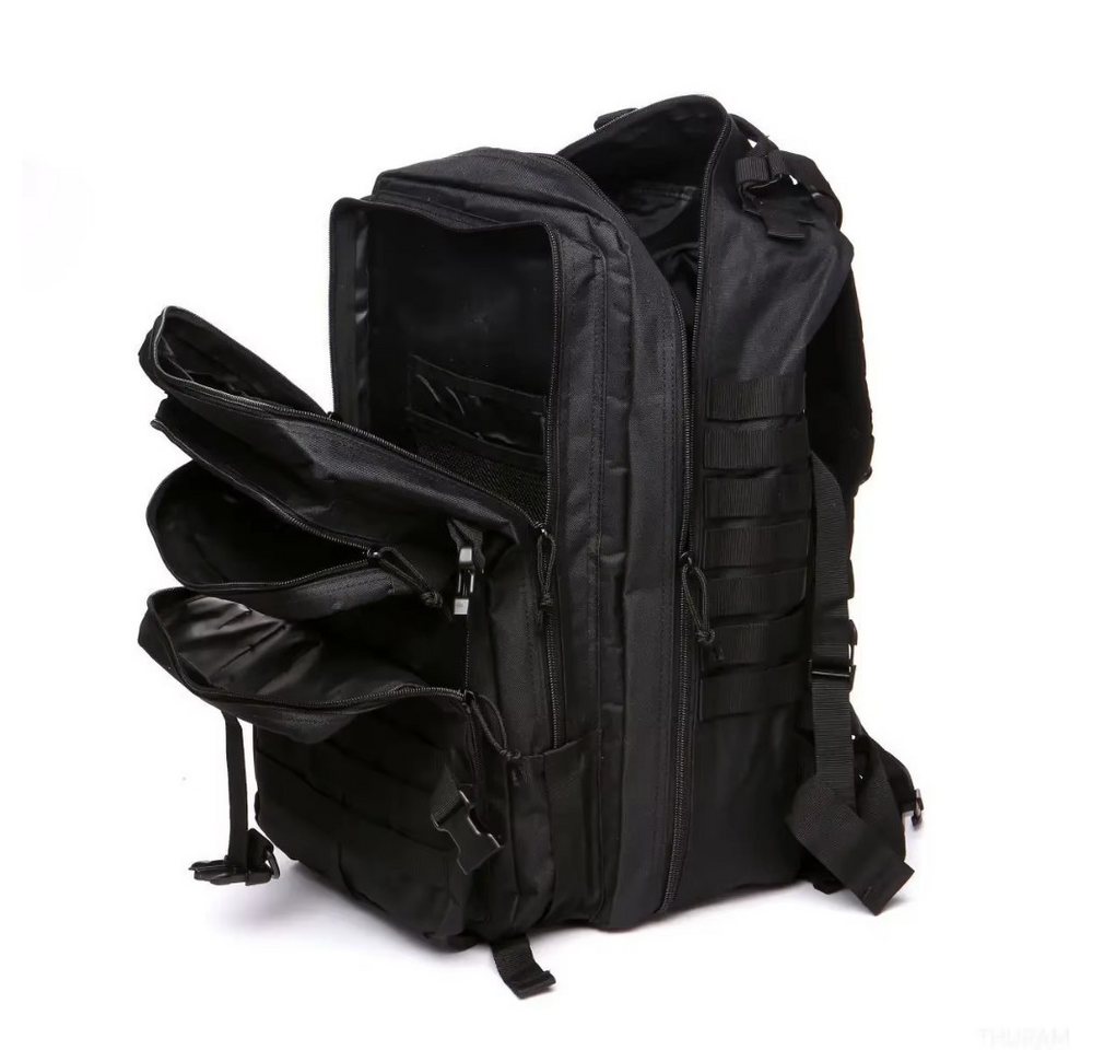 Athlix Wanderrucksack taktischer Wanderrucksack inklusive Laptopfach Outdoor, Softback, Ergonomisches Tragesystem, 50-Liter-Volumen Bild 3