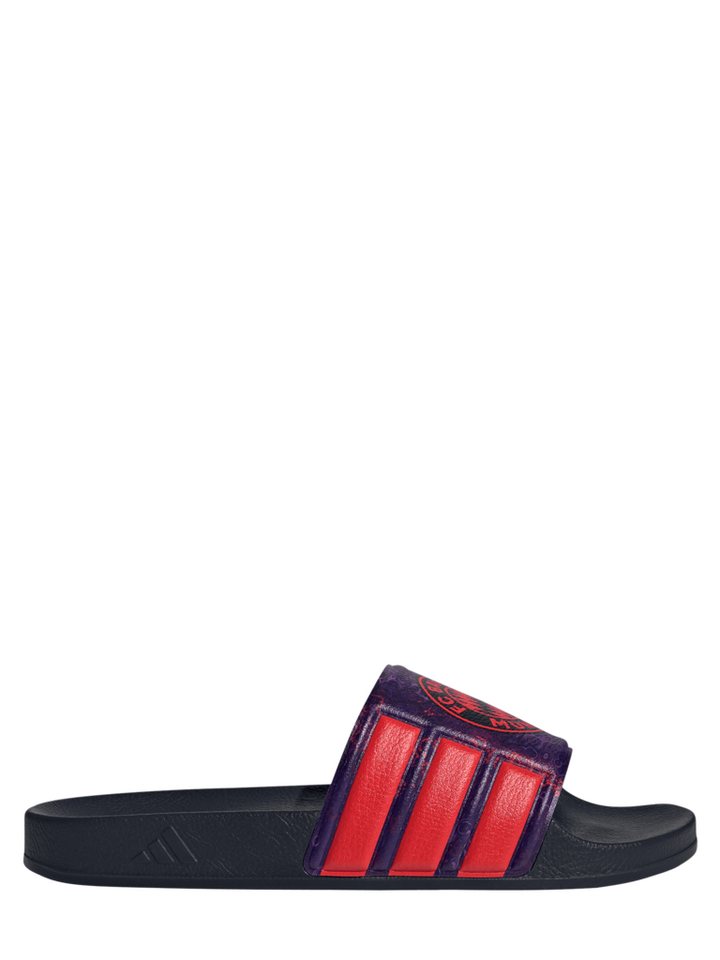 adidas Performance FC Bayern München, Adilette, Herren, Lila Badesandale Bild 5