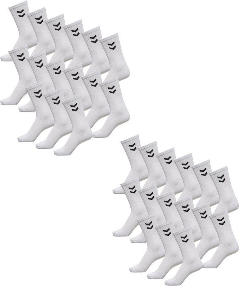 hummel Sportsocken Atmungsaktive Sportstrümpfe aus Baumwollmischung (30-Paar) Performancesocken für Damen & Herren