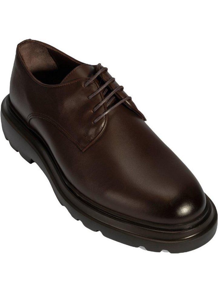 Desa Herren-Freizeitschuhe mit Schnürung – Hochwertiges Leder, runde Zehen Walkingschuh Bild 3