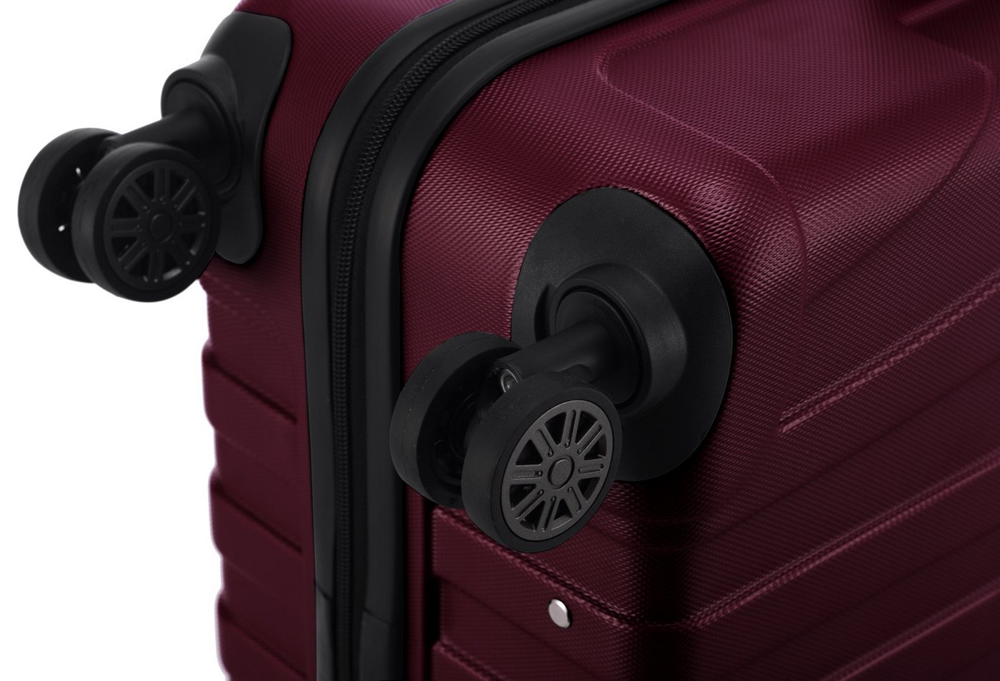 Suitline Hartschalen-Trolley S1, 4 Rollen, Kofferset 3-tlg Koffer, Trolleys TSA Bild 4