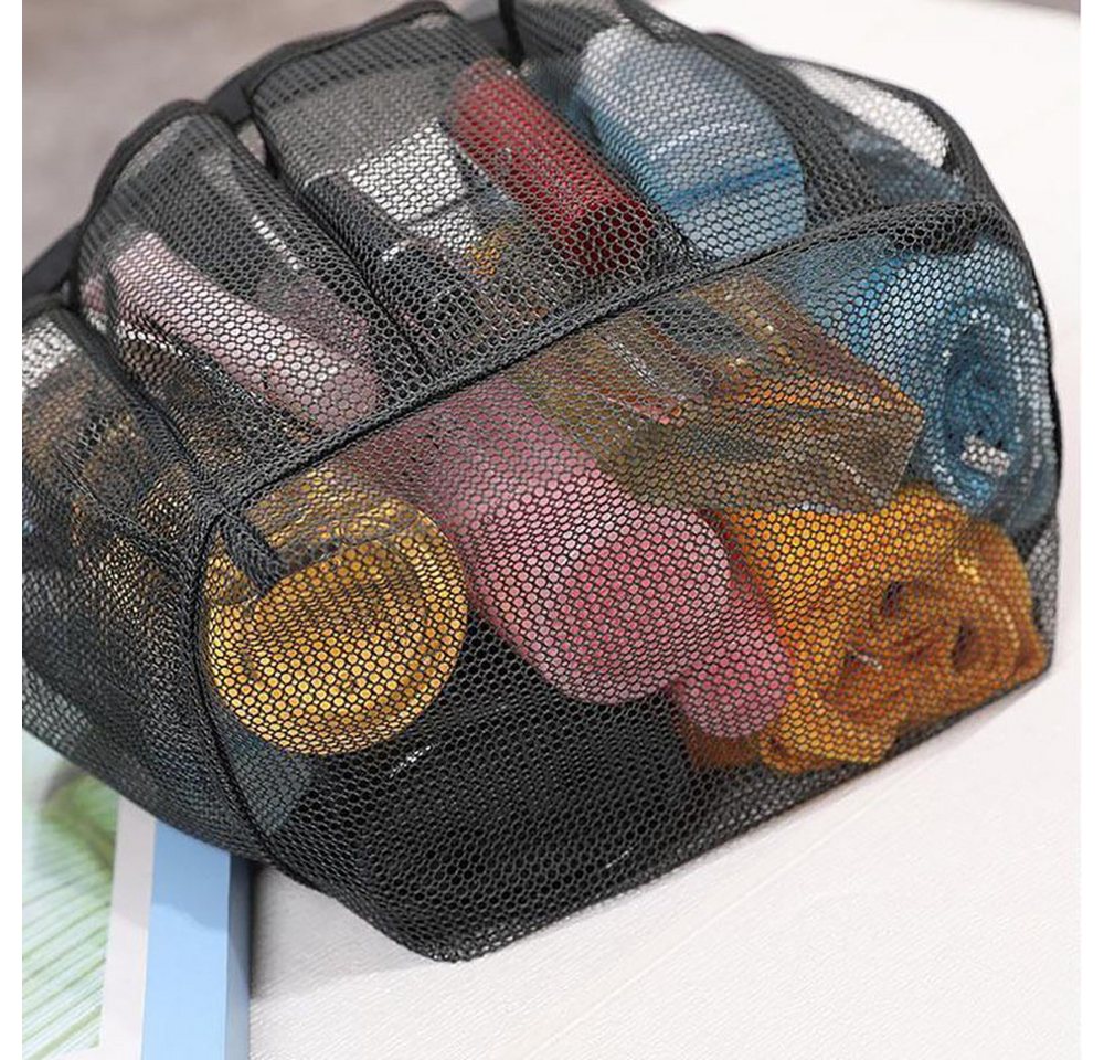 Malantis Freizeittasche Strandnetztasche, Praktische Tasche aus leicht zu reinigendem Mesh (Perfekt für den Ausflug zum Strand oder Schwimmbad - Platz für Handtuch, Duschgel oder Badeschlappen, 1 Stück), Strandtasche in praktischer Größe, modernes Material, faltbar