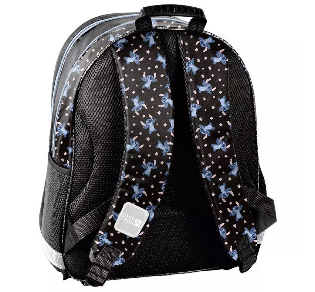 PASO Schulrucksack Schulrucksack Mädchen Stitch Lilo Disney Paso 38x29x16cm Blau (1-tlg) Bild 2