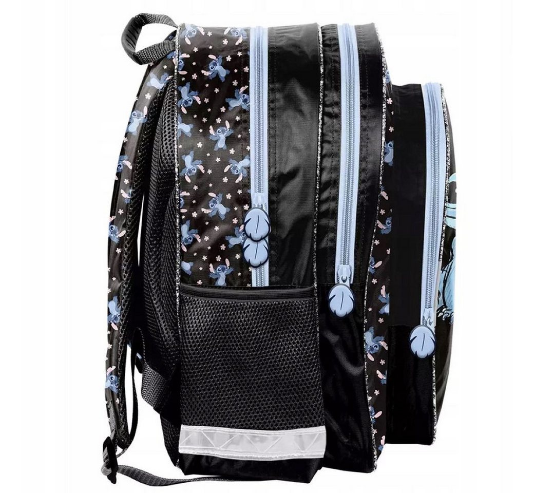 PASO Schulrucksack Schulrucksack Mädchen Stitch Lilo Disney Paso 38x29x16cm Blau (1-tlg) Bild 3