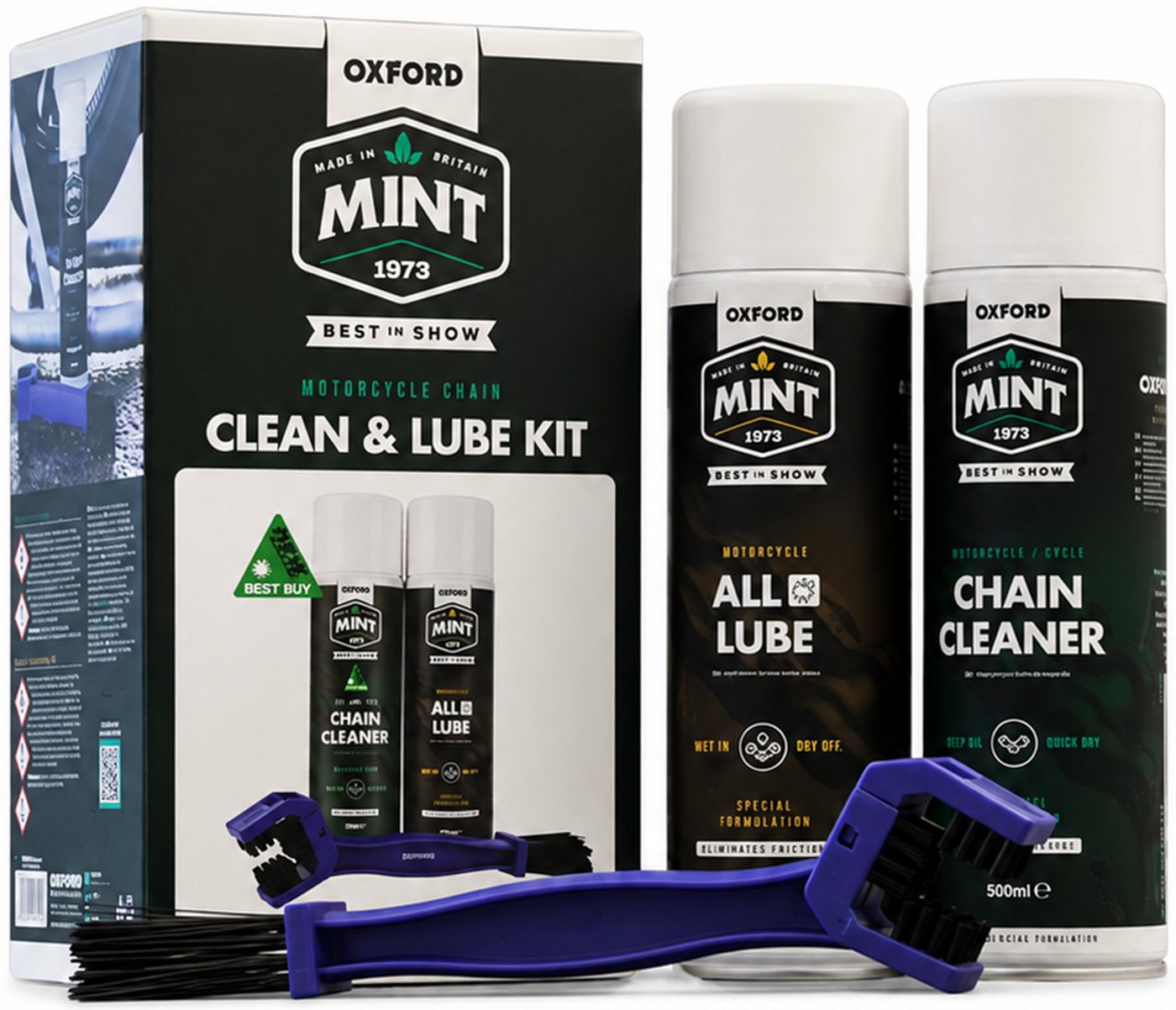 OXFORD Motorradhose Mint Ketten- und Schmiermittel Set Bild 2