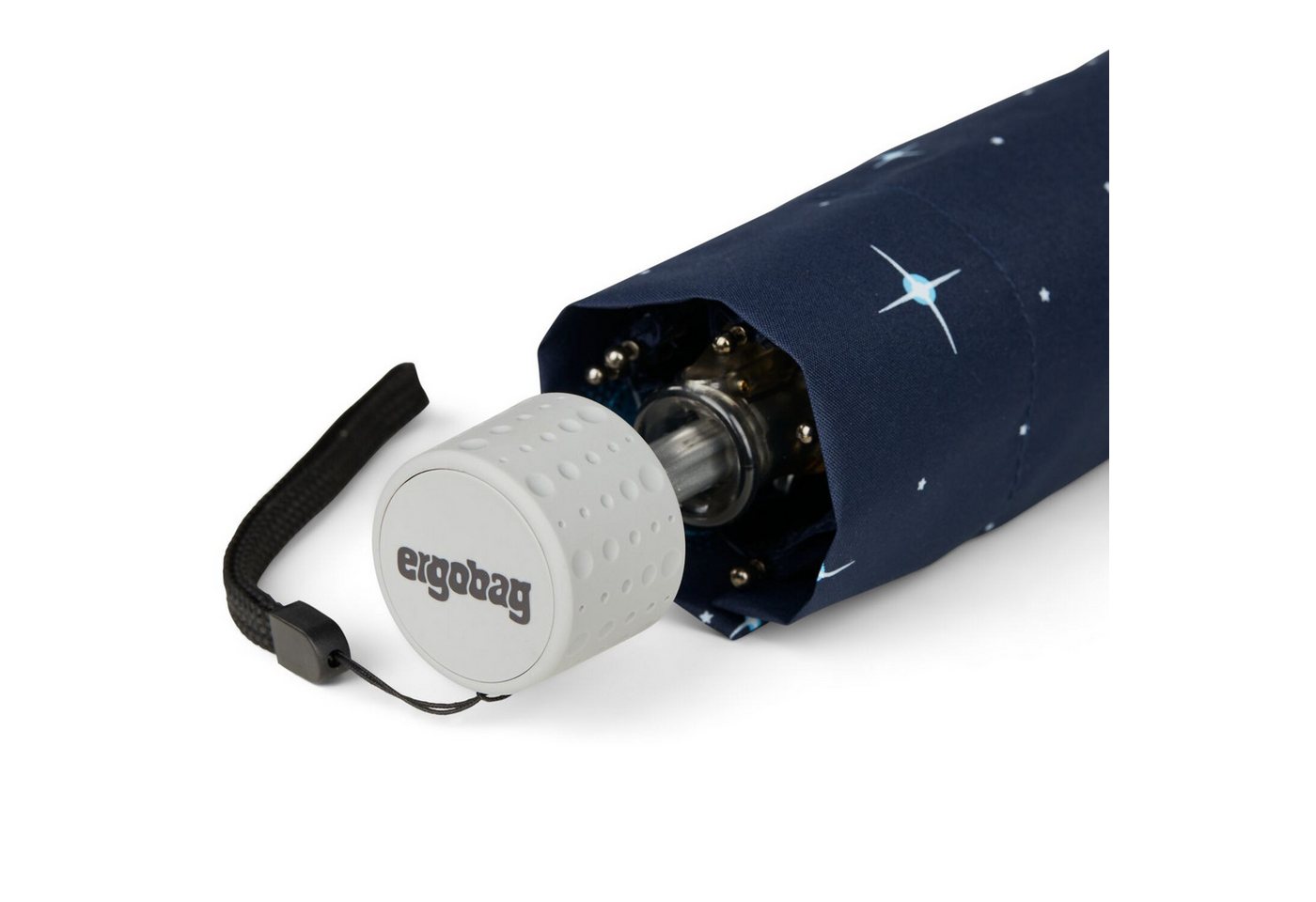 ergobag Schulranzen Regenschirm KoBärnikus (1 Stück), reflektierend, kindgerechte Griff, Ø 90 cm