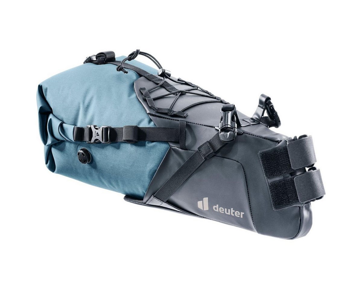 deuter Fahrradtasche Cabezon SB 16, Zweiteiliges Saddle Pack mit wasserdichtem Packsack und flexiblen