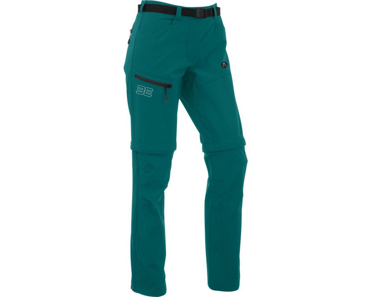 Maul Sport® Outdoorhose Oakville 2XT - T-zipp off Hose elas. Vielseitige Damen-Trekkinghose, die elastisch, atmungsaktiv