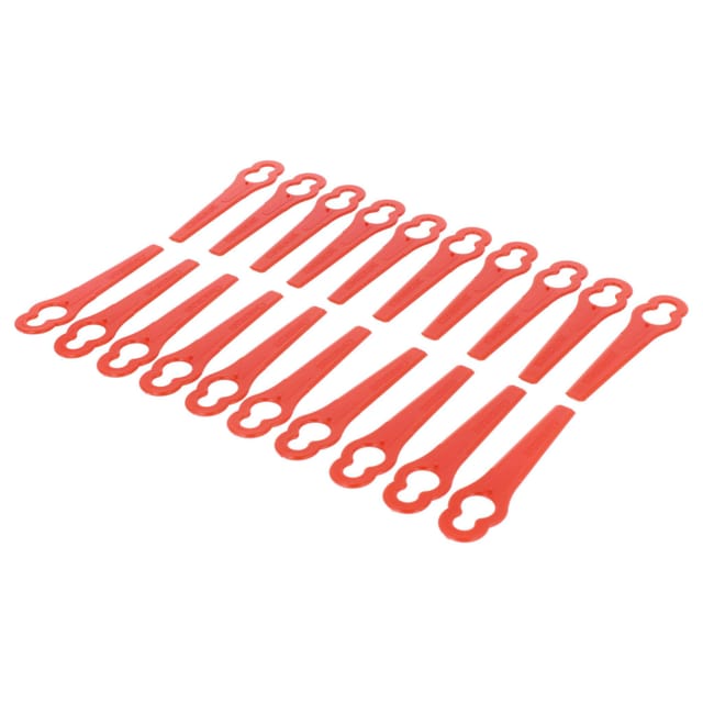Vhbw - 20x Ersatz-Messer kompatibel mit Einhell ge-ct 18 Li Rasentrimmer - Ersatzklinge Rot, Kunststoff
