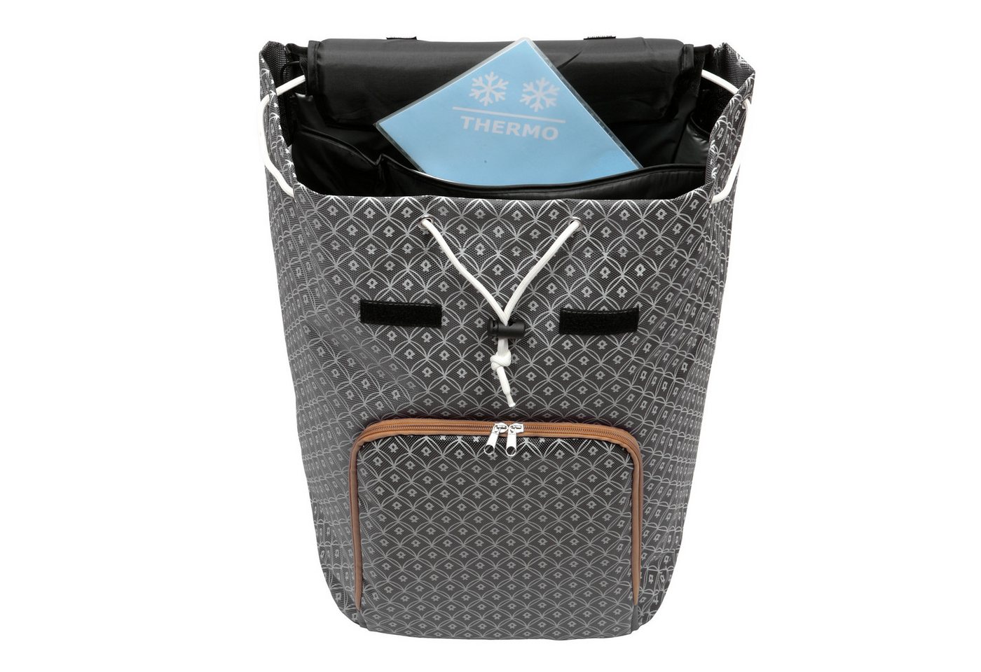 Andersen Einkaufstrolley Unus Shopper Famke anthrazit, Thermo, klappbar, höhenverst., belastbar bis 40kg, wasserabweisend Bild 3