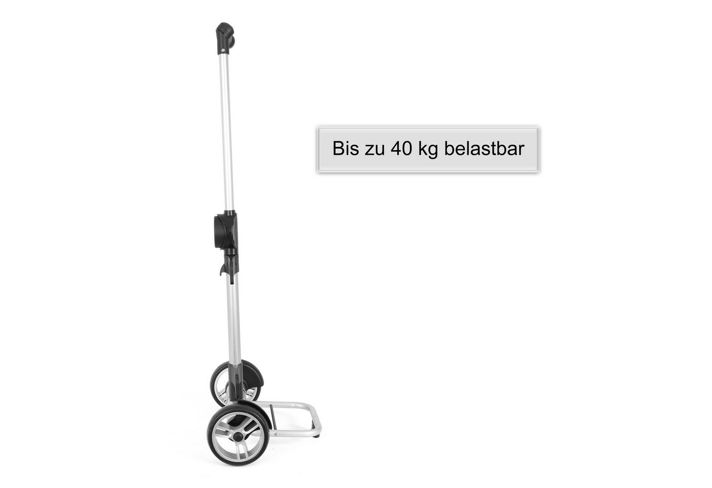 Andersen Einkaufstrolley Unus Shopper Famke anthrazit, Thermo, klappbar, höhenverst., belastbar bis 40kg, wasserabweisend Bild 5