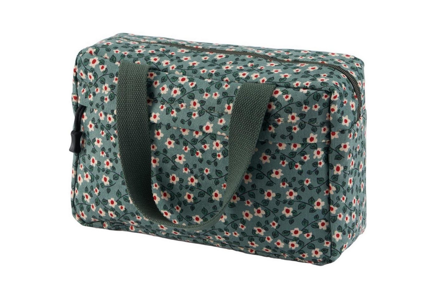 LuxusKollektion Kosmetiktasche Kosmetiktasche Kulturtasche Cord Damen Reise Grün-a Bild 5