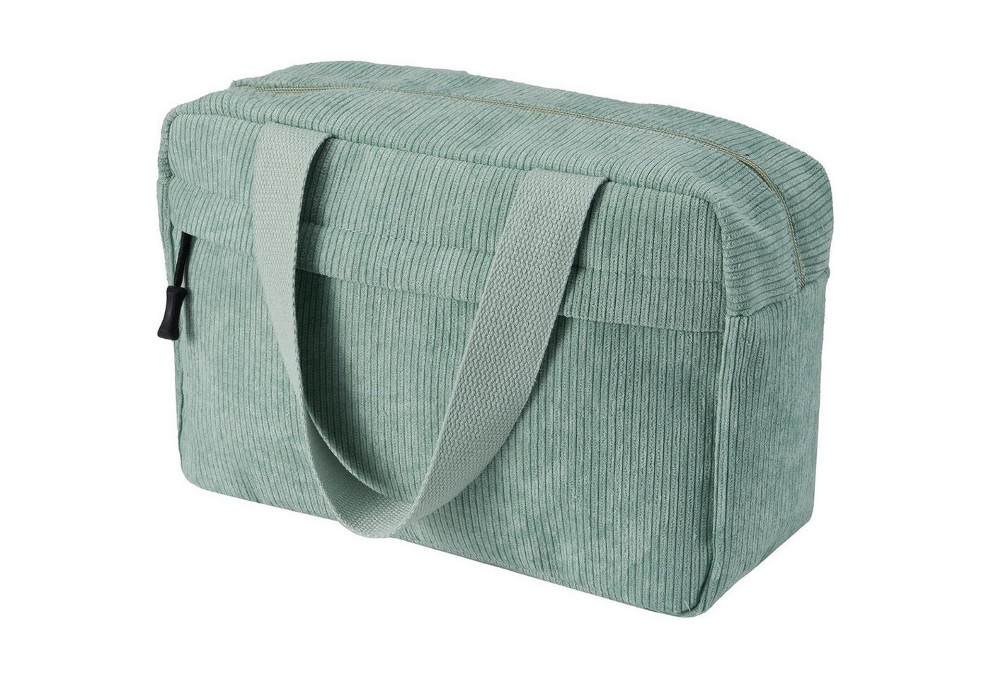 LuxusKollektion Kosmetiktasche Kulturtasche Kosmetiktasche Cord Damen Reise Makeup Green-2