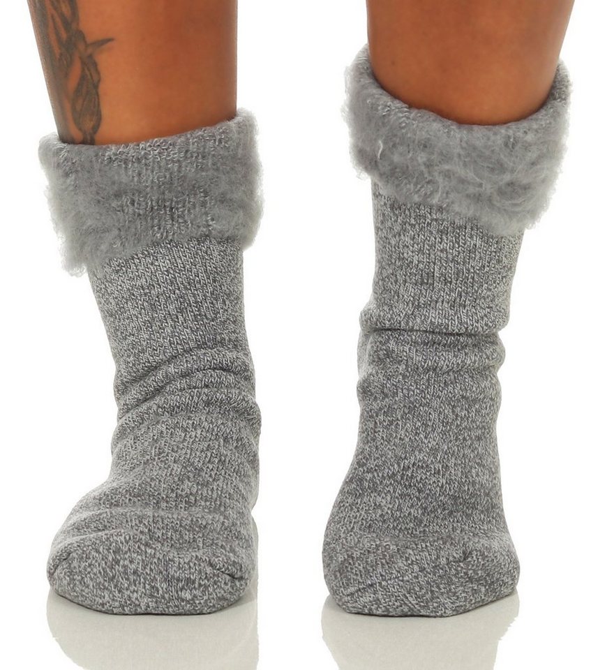 simaranda Thermosocken Herren Thermo Socken 8121 43-46 Hellgrau 2 paar (2-Paar) Bild 2