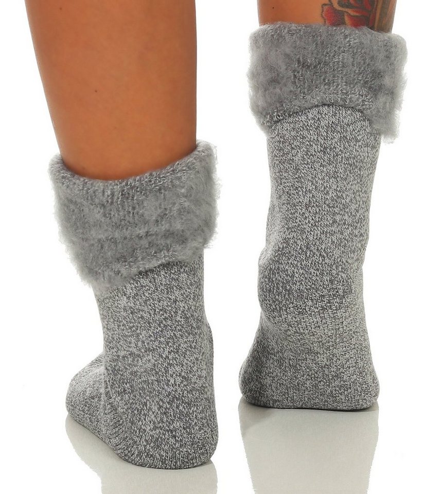 simaranda Thermosocken Herren Thermo Socken 8121 43-46 Hellgrau 2 paar (2-Paar) Bild 4